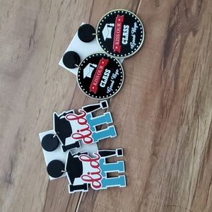 Graduation Theme Earrings